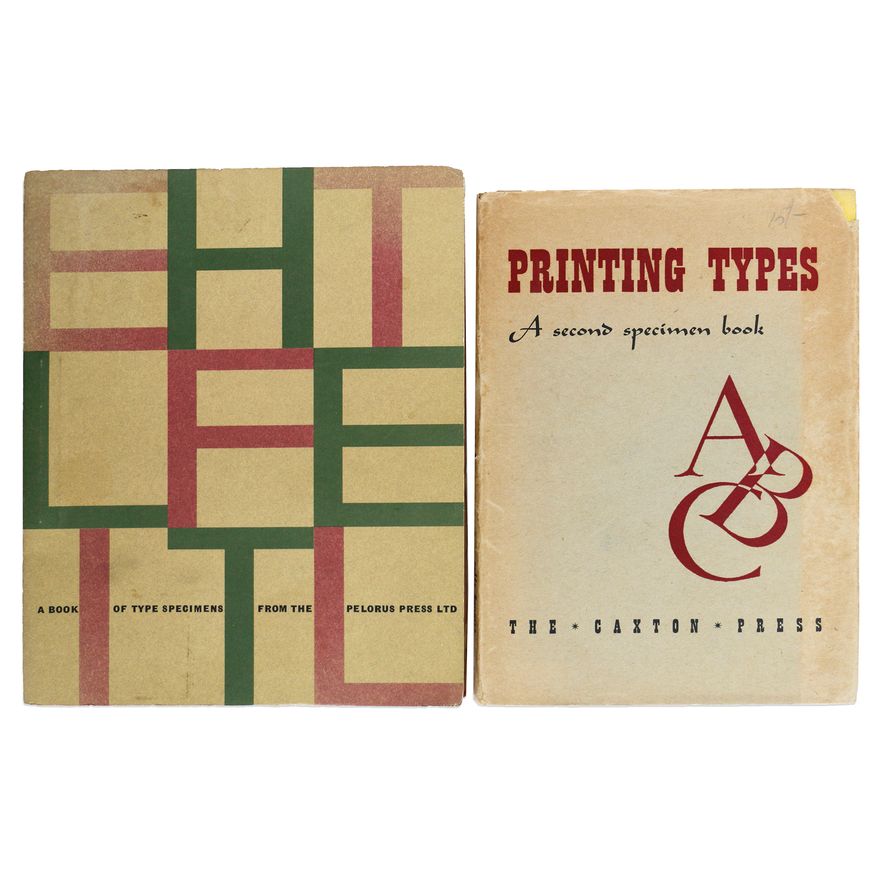 PELORUS PRESS [2 titles] - A Book of Type Specimans from the Pelorus Press