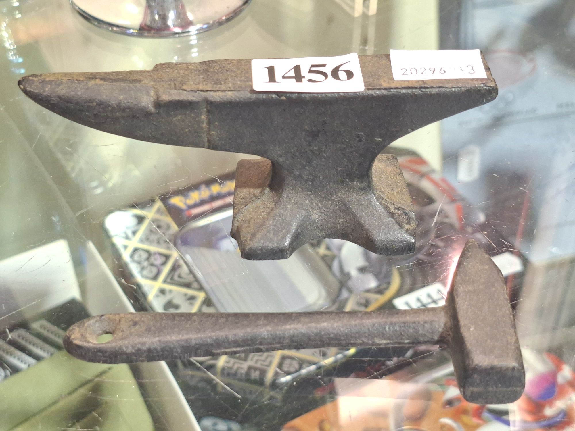 MINIATURE JEWELLERS ANVIL AND HAMMER