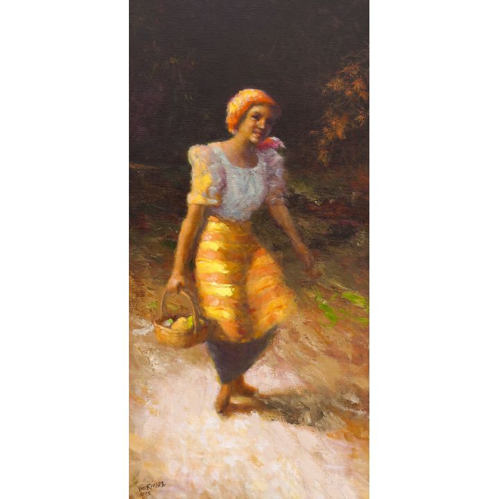 Victoria Rivera ''Philippines Woman'' 2003 Oil