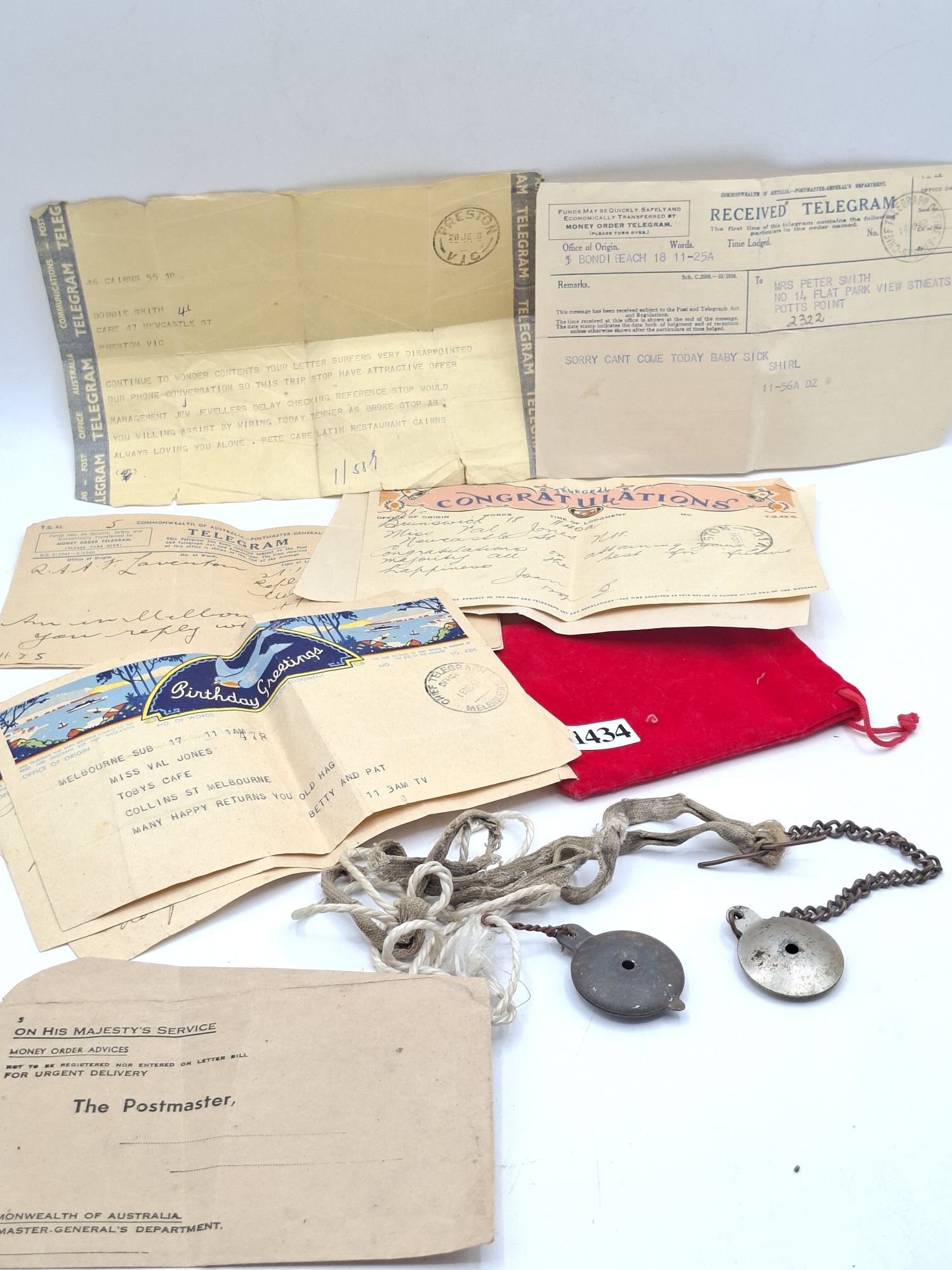 Collection Of Wwii Telegraphs