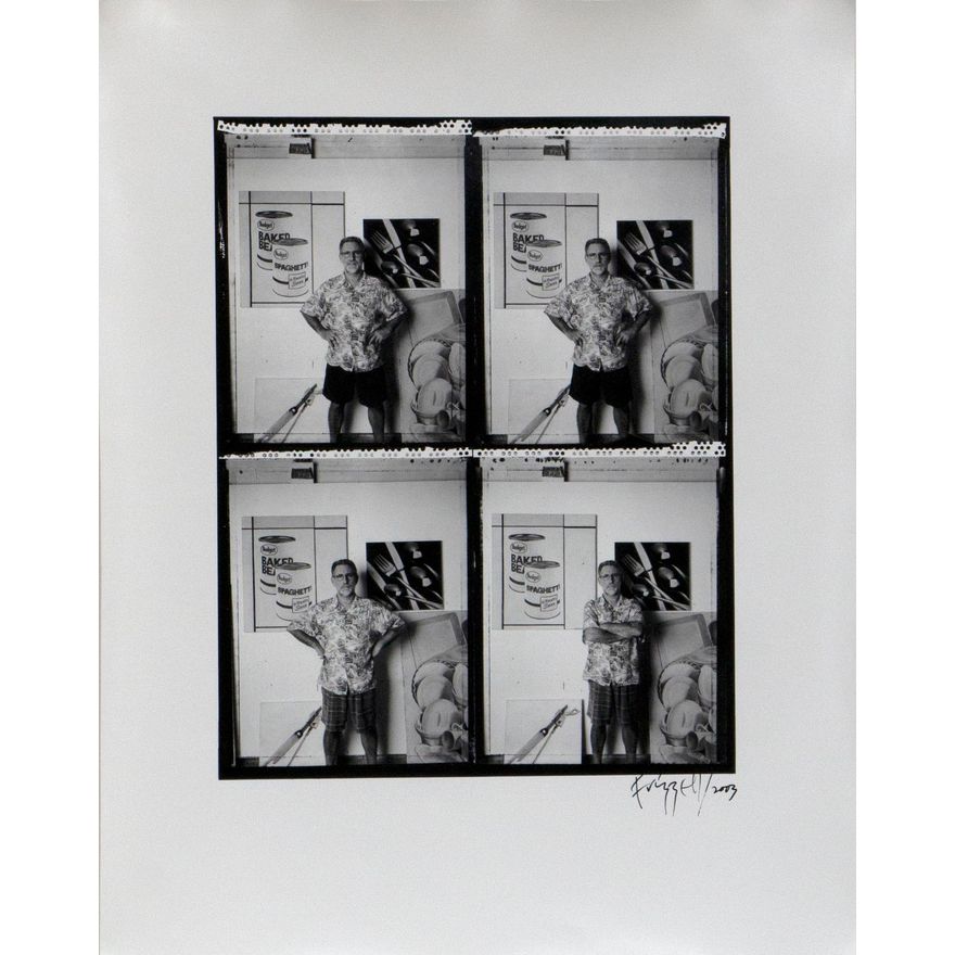 Dick Frizzell 'Self-portrait in his Studio'