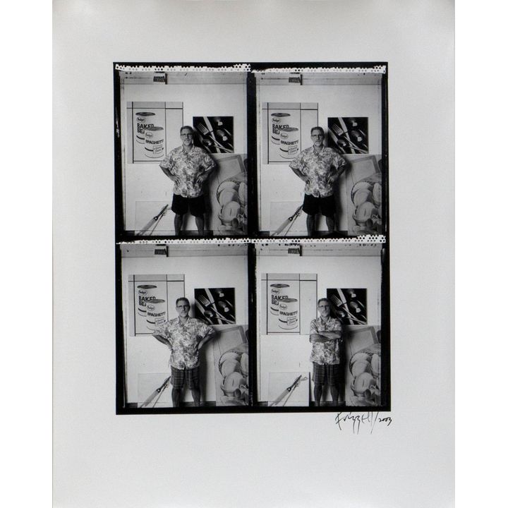 Dick Frizzell 'Self-portrait in his Studio'