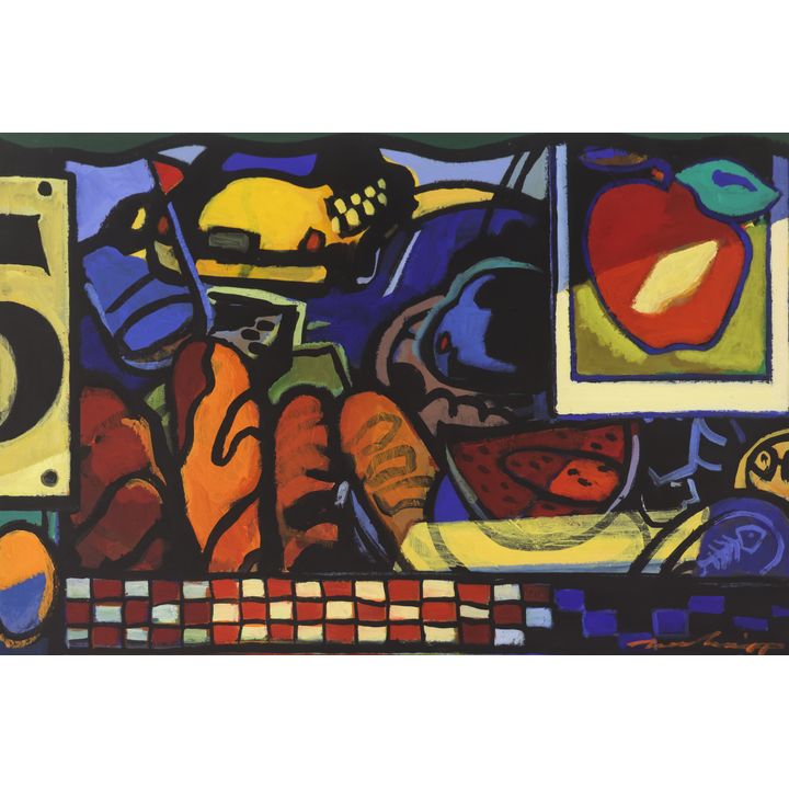 Richard Morhous ''Big Apple'' 2000 Oil