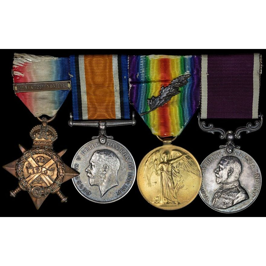 Four: Staff Sergeant J. Douglas, Royal Army Medical Corps 1914 Star ...