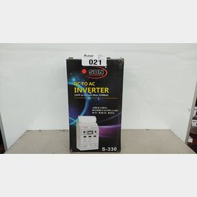 SUN SOLAR DC TO AC POWER INVERTER S-330 (330 WATTS) -