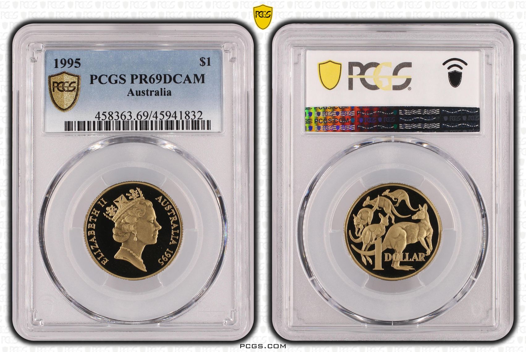 One Dollar, 1995, PCGS PR69DCAM