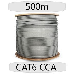 500m Cat6 Ethernet Cable (UTP) PVC CMR with Reel |