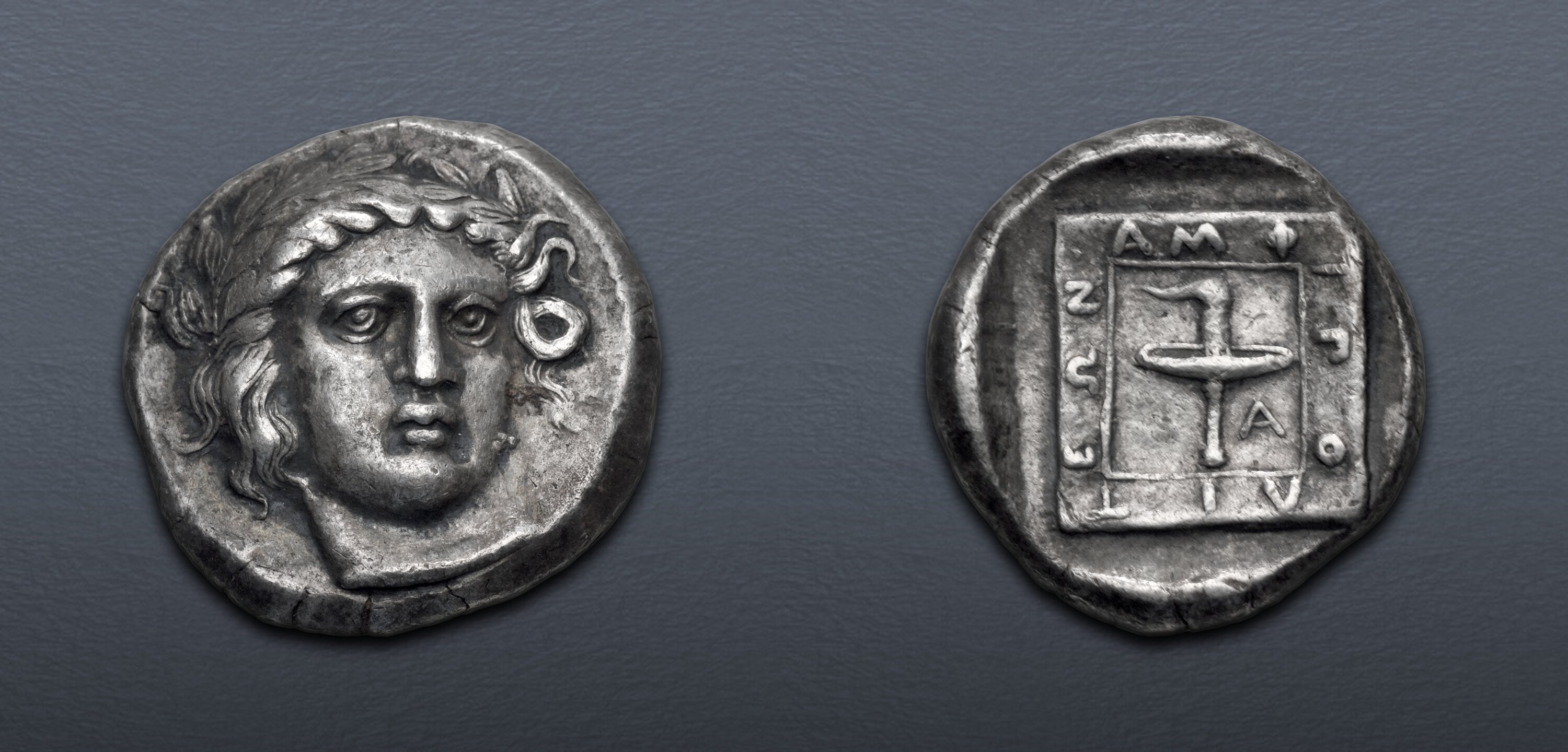CHRISTODOULOS FORGERY, MACEDON. Amphipolis. 364/3 BC. “AR Tetradrachm ...