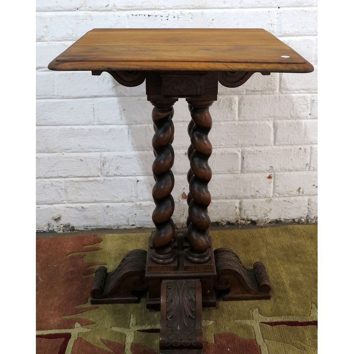 19TH CENTURY BASE WITH REPLACED TOP