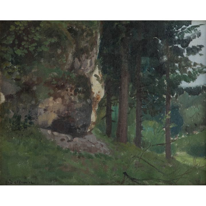 Adam Setkowicz | Pejzaż leśny