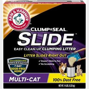 3 ARM & HAMMER 97354 SLIDE CLUMP CAT LITTER, 14-LBS.
