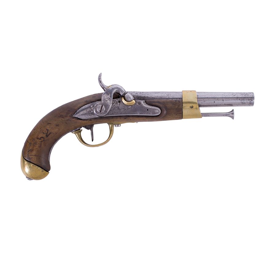 Pistolet kapiszonowy kawaleryjski, Francja, wz. AN 13 (transformacja)