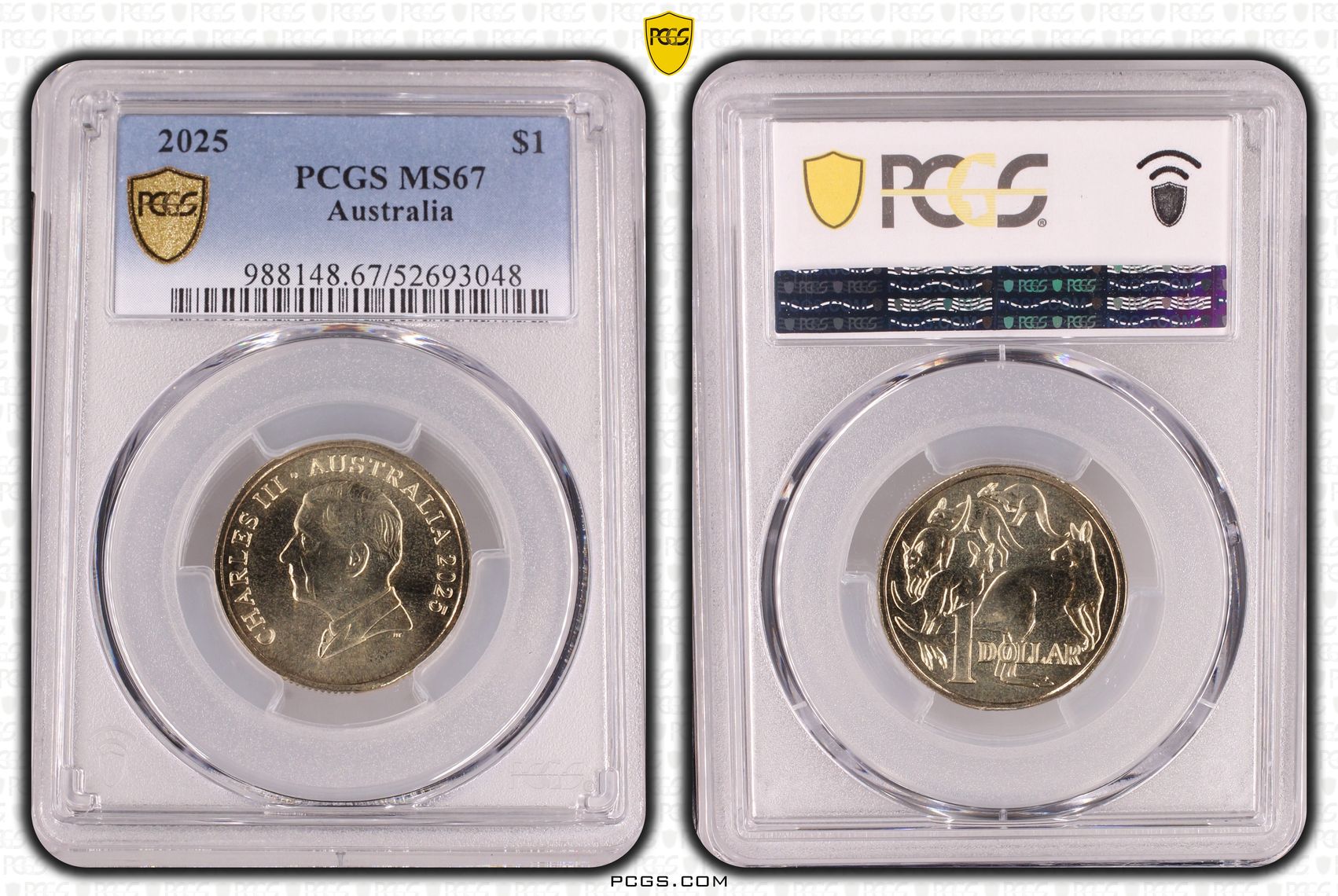 One Dollar, 2025, PCGS MS67