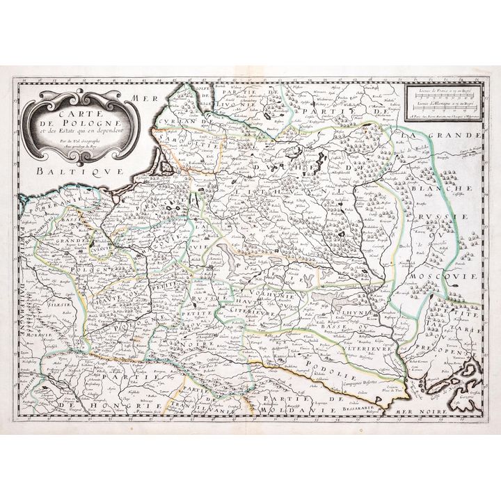 Pierre Duval | Carte de Pologne et des Estats…