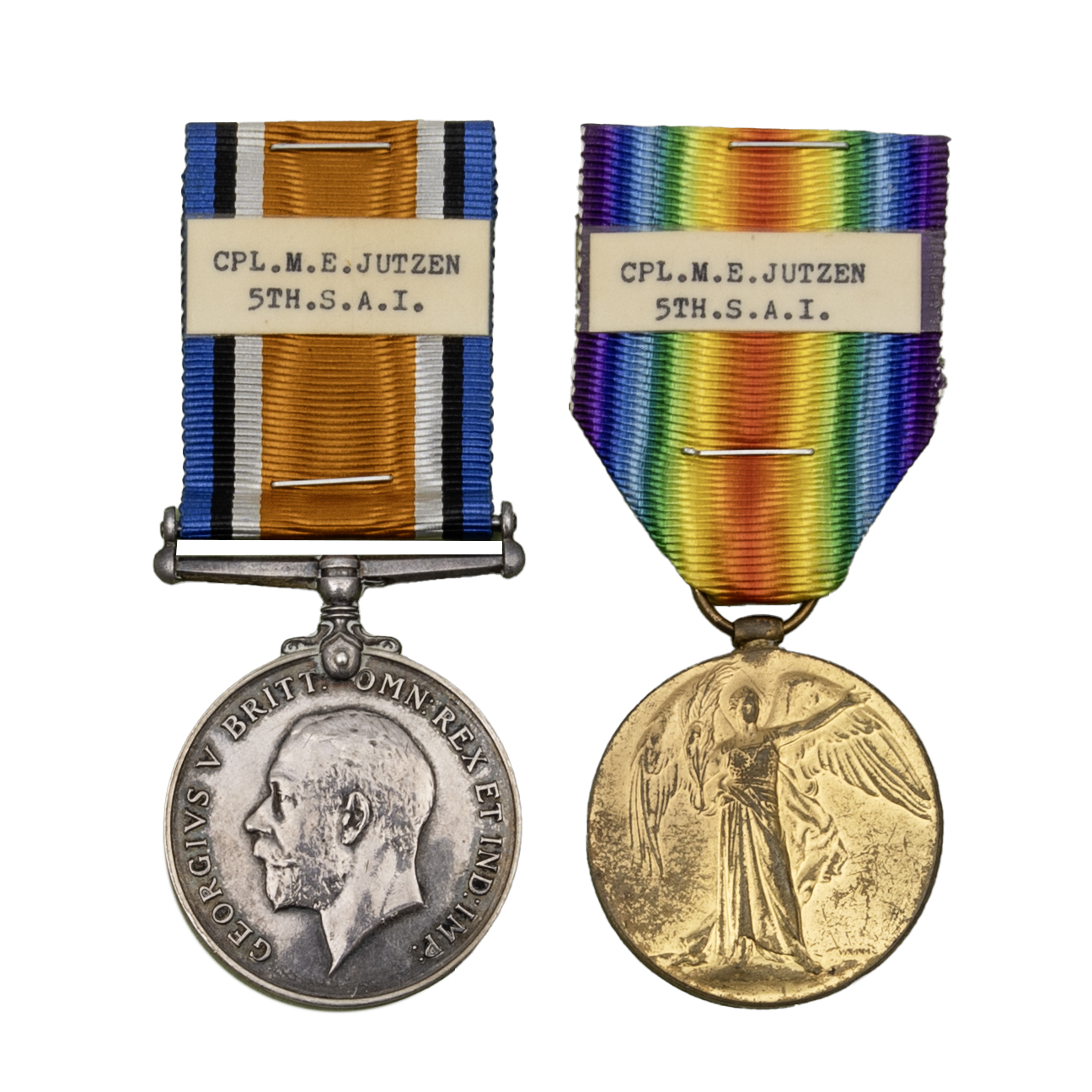 South Africa, Pair, WWI, EF