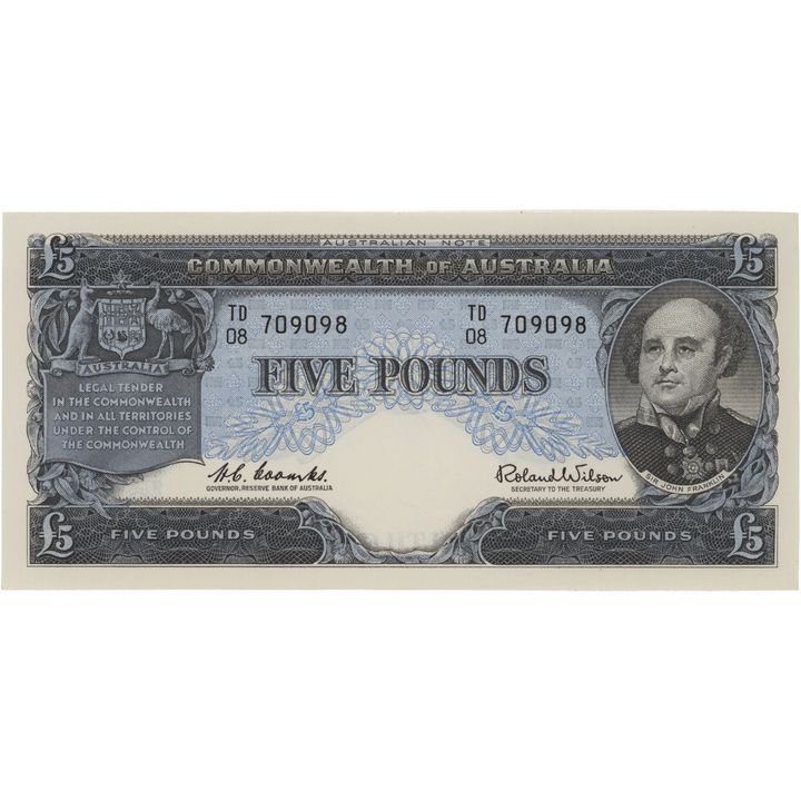 Coombs/Wilson, Five Pounds, 1960,  gEF - aUNC