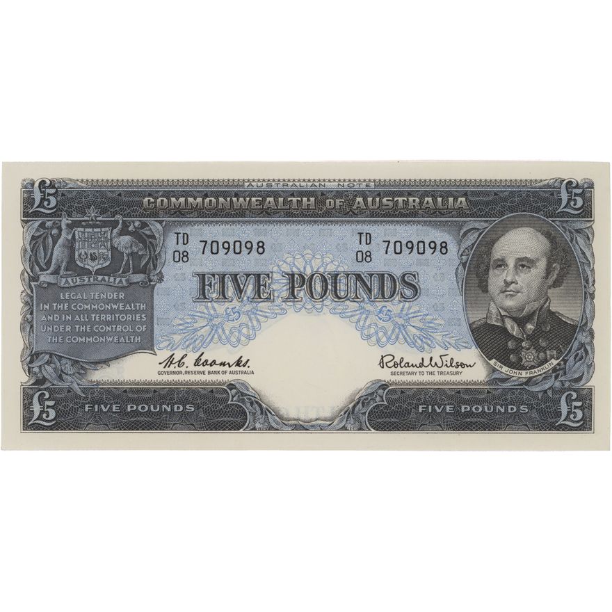 Coombs/Wilson, Five Pounds, 1960,  gEF - aUNC