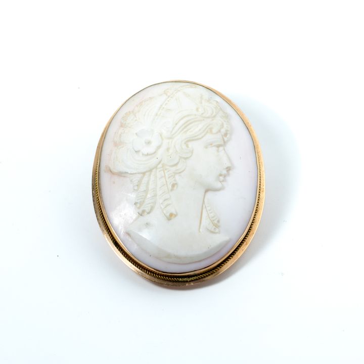 Vintage 14ct Gold Cameo Pendant/Brooch,