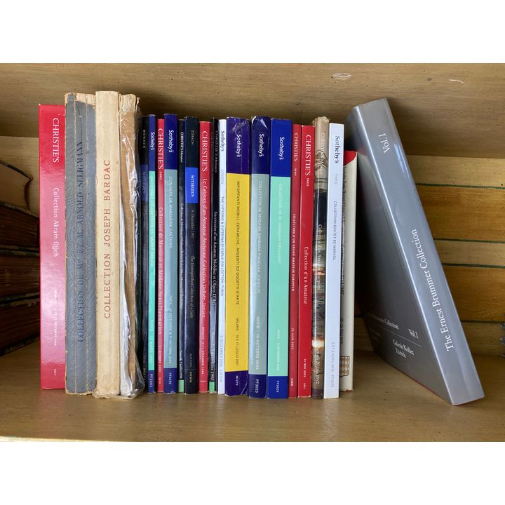 Auction Catalogues of Famous Art Collections - sales in Europe (Paris, Monaco, Monte Carlo, Milan, e