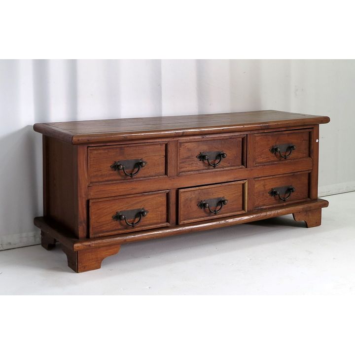 LARGE LOW CHEST OF DRAWERS