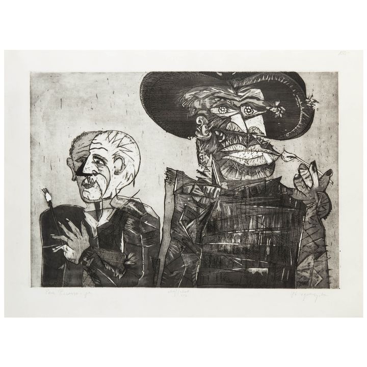 Ryszard Grazda | Pan Picasso i ja, 1986
