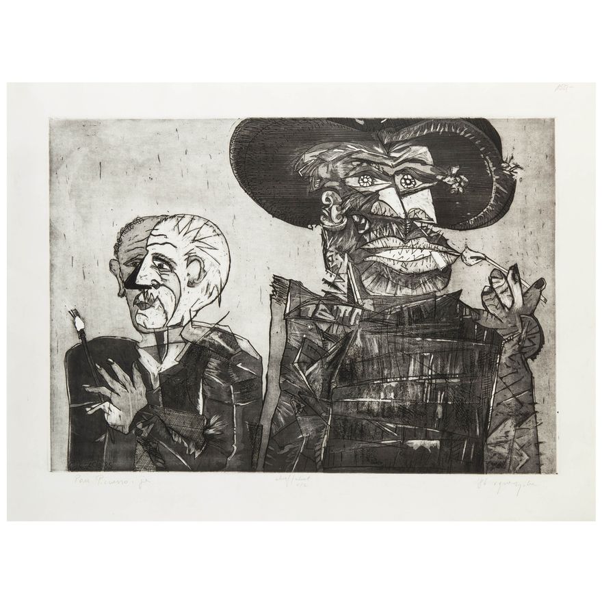 Ryszard Grazda | Pan Picasso i ja, 1986