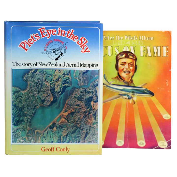 CONLY GEOFF [2 items], Piet's Eye in the Sky. The Story of New Zealand Aerial Mapping.