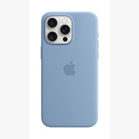 APPLE iPHONE 15 PRO SILICONE CASE WITH MAGSAFE - WiNTER BLUE - 51544/11164