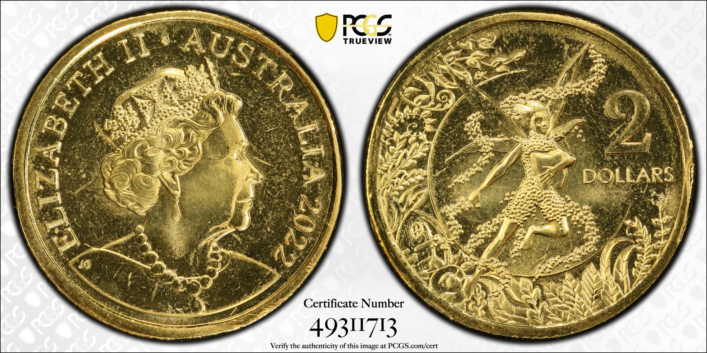 Tooth Fairy, Two Dollar, 2022, PCGS MS68