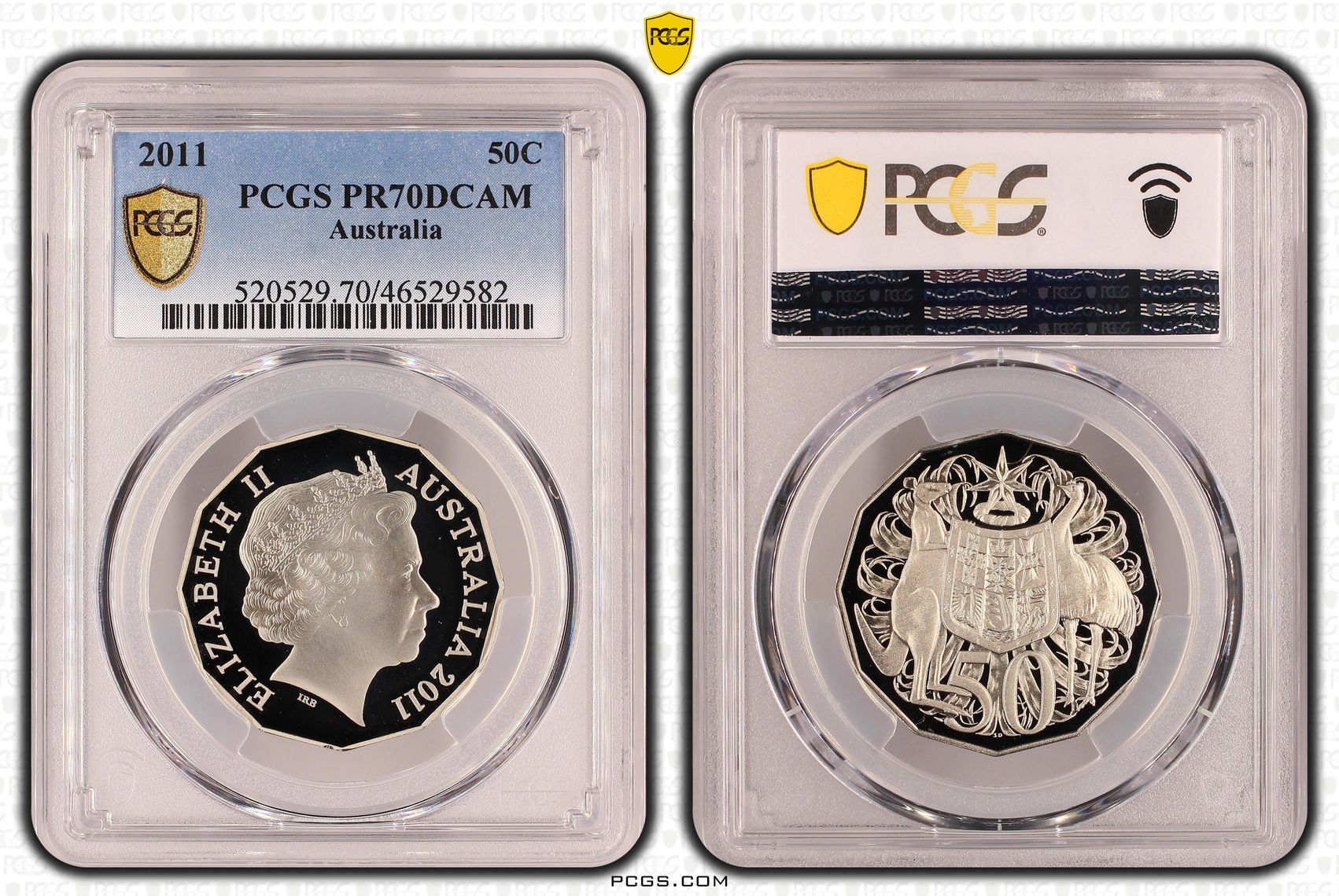 Fifty Cent, 2011, PCGS PR70DCAM