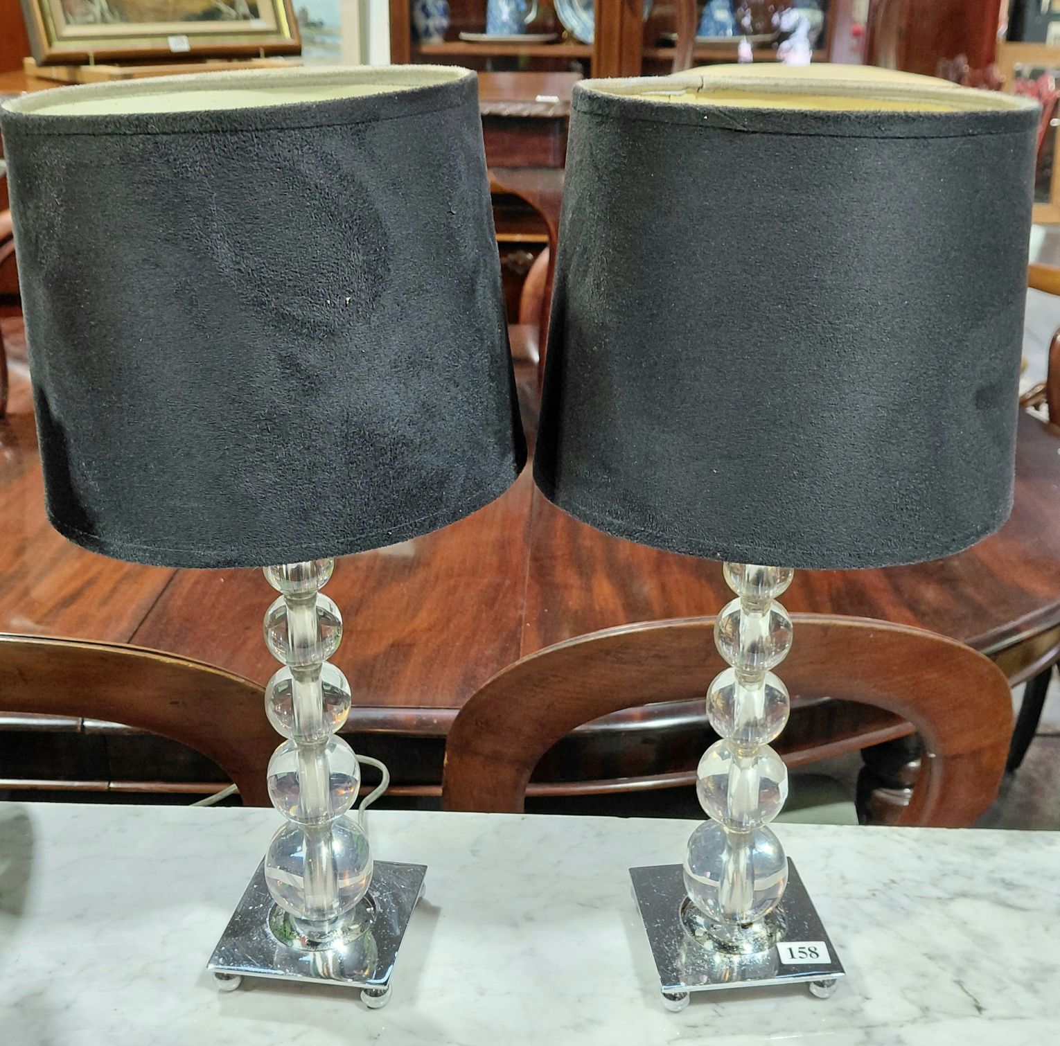 158 · PAIR OF TABLE LAMPS