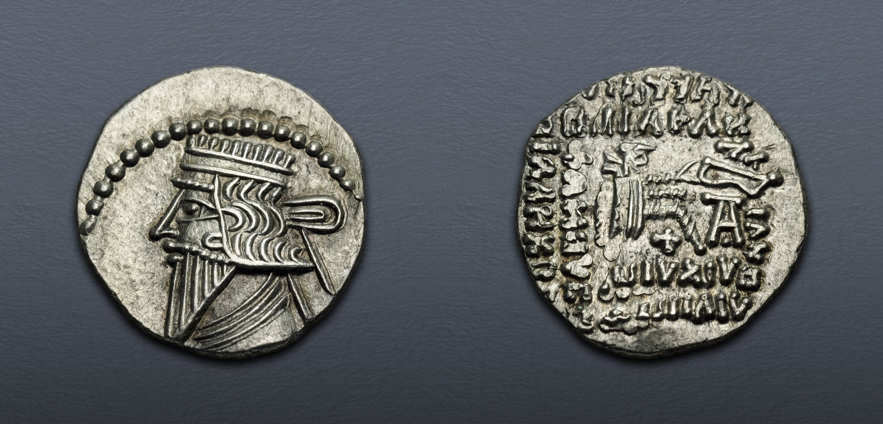 KINGS of PARTHIA. Pakoros I. Circa AD 78-120. AR Drachm (19mm, 3.76 g ...