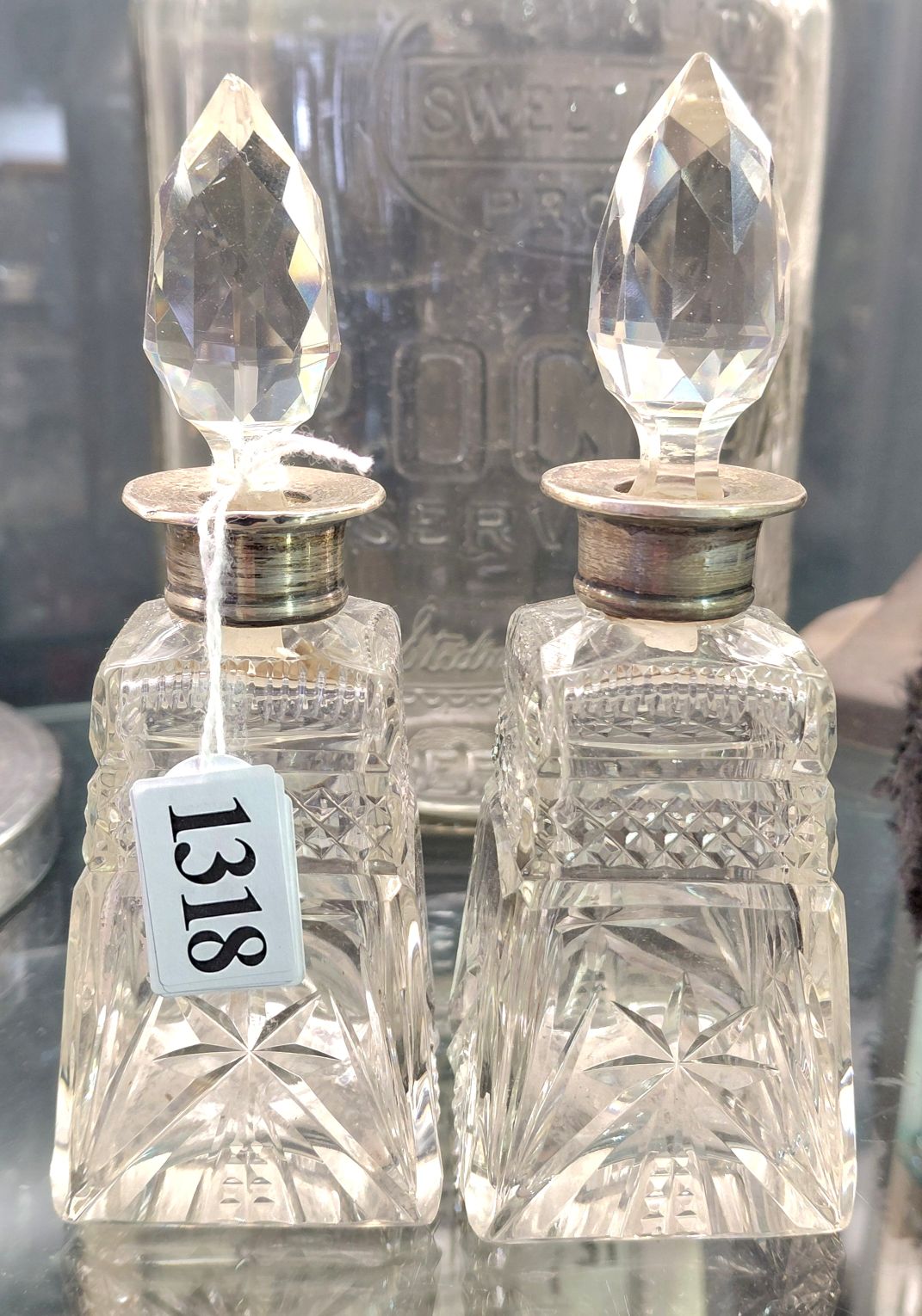 A Pair Of Edwardian Perfume Bottles