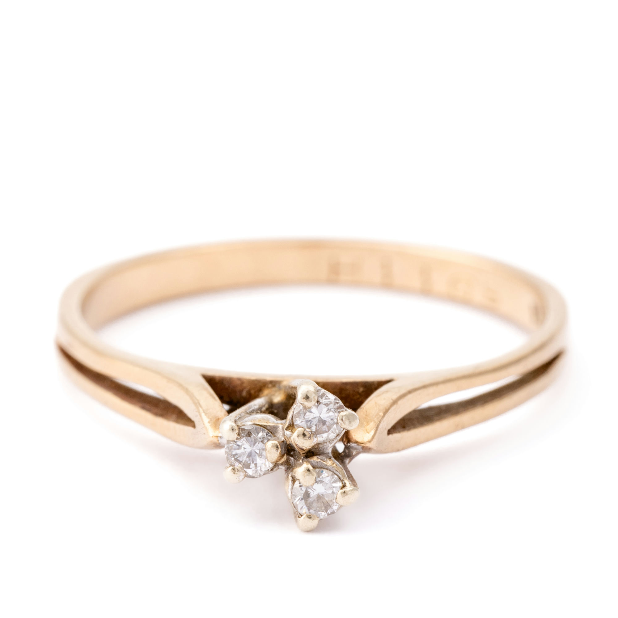 Diamond Cluster Ring 9ct Gold,