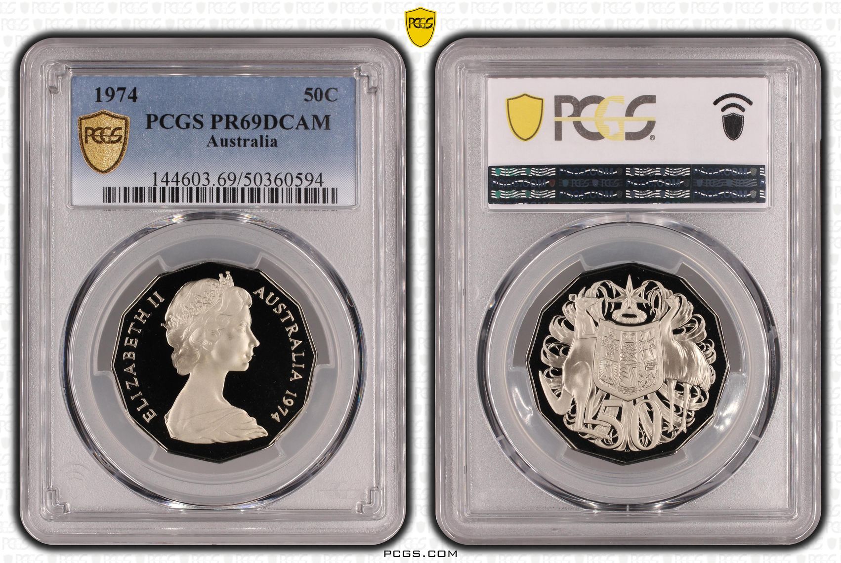 , Fifty Cent, 1974, PCGS PR69DCAM