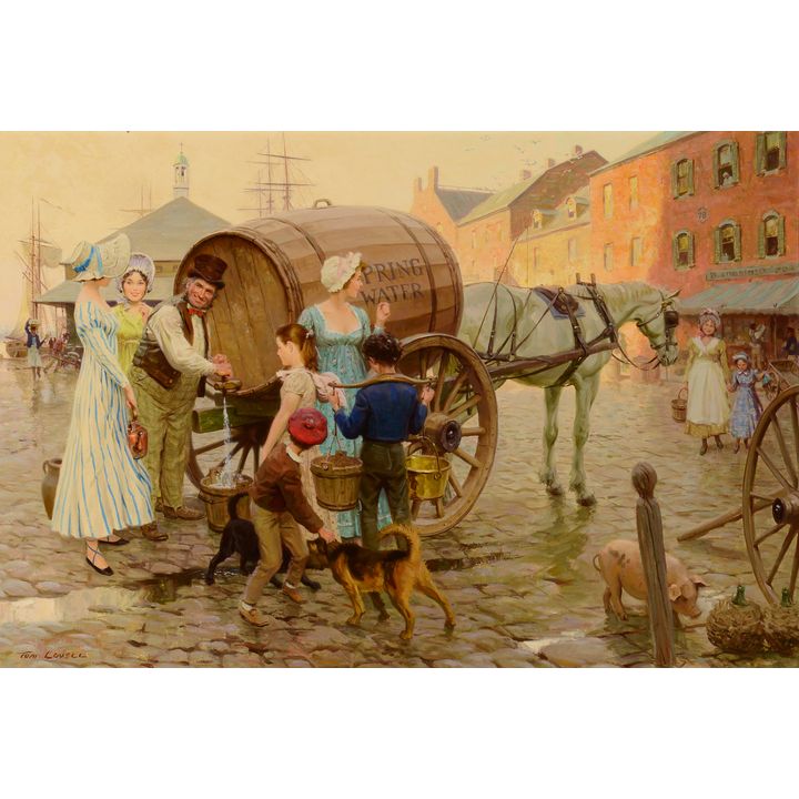 Tom Lovell (1909-1997), Spring Water Vendor