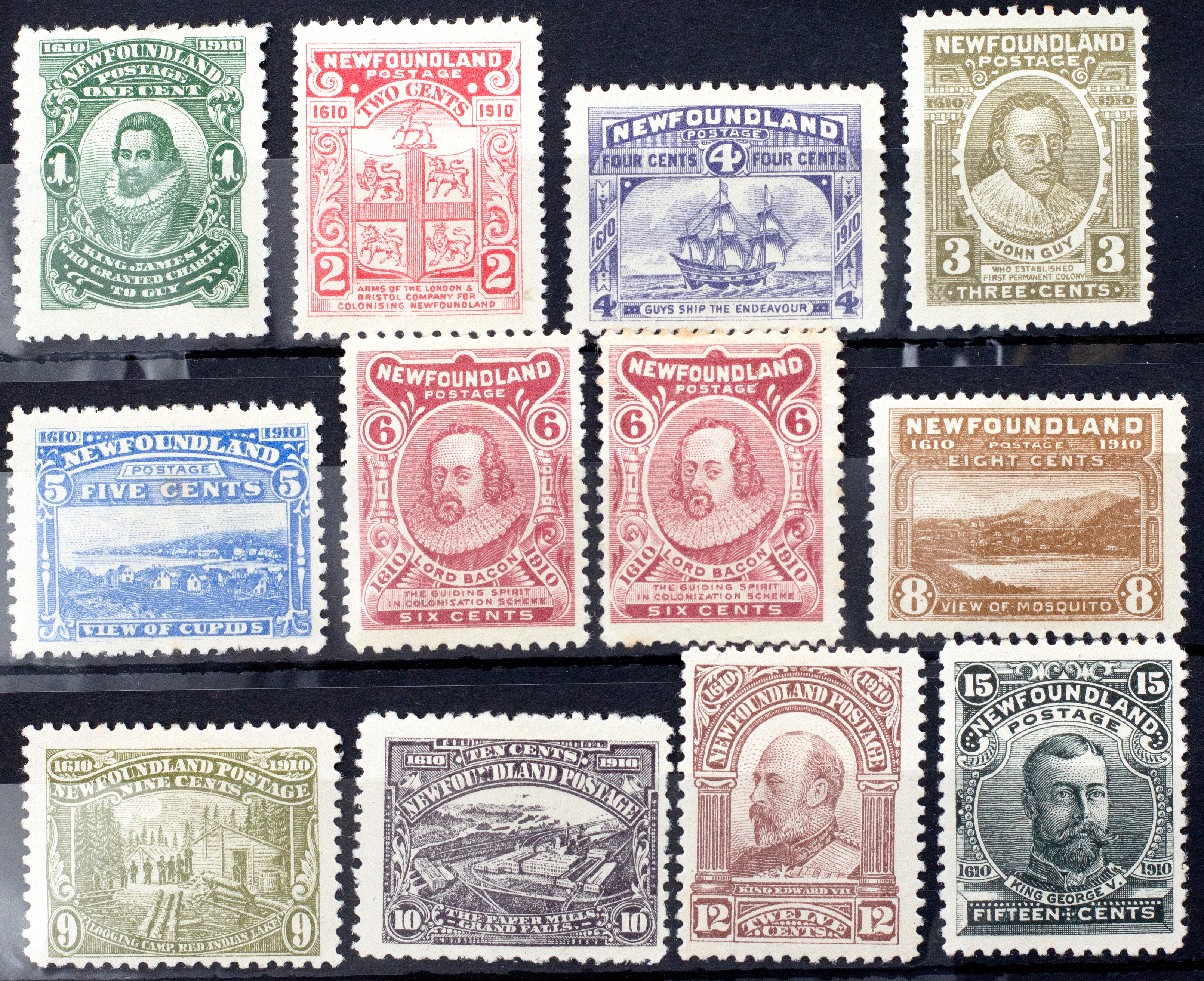 Canada, Newfoundland, Tercentenary, 1910, Good