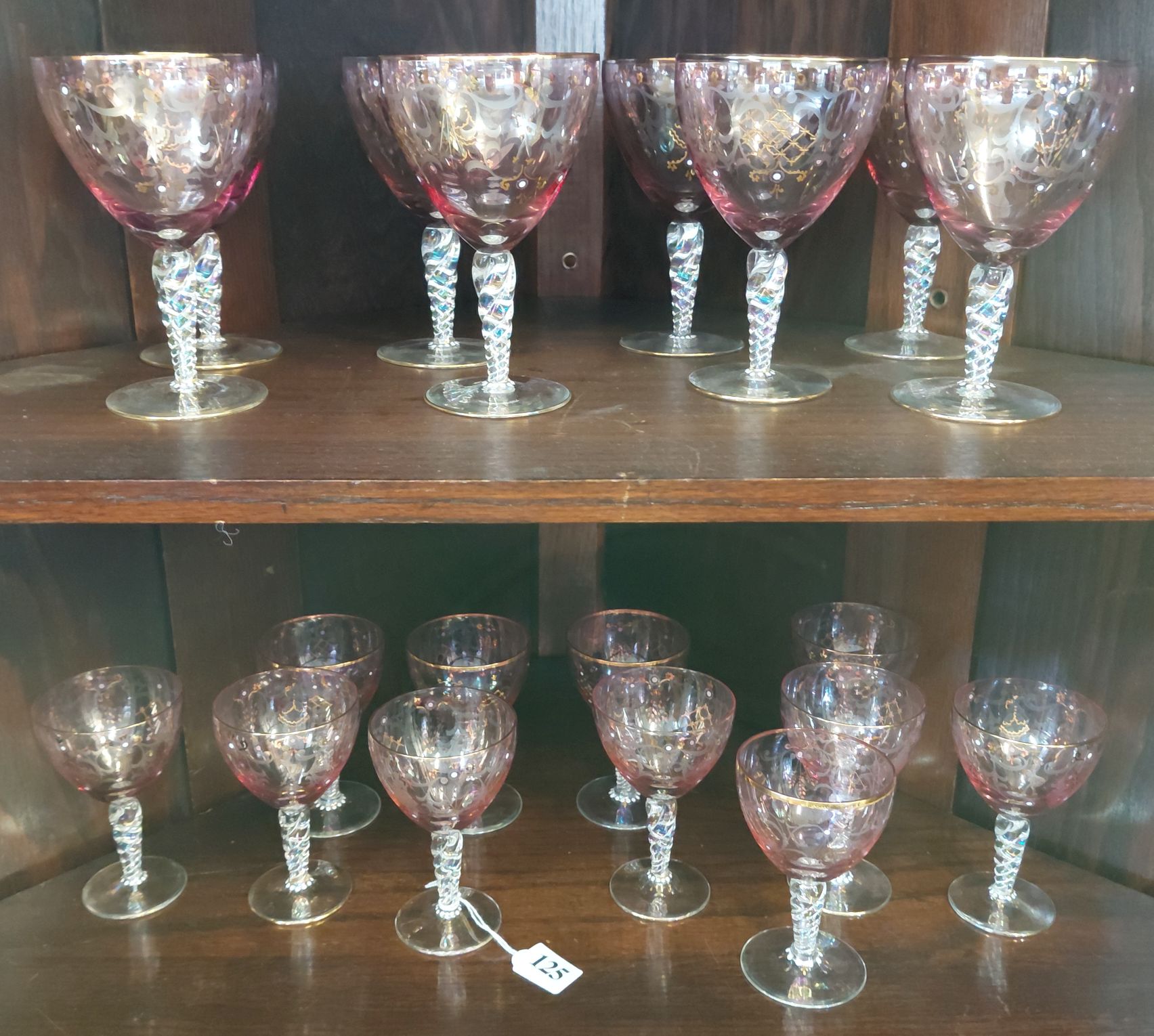 Venezia Murano Liquor Stems