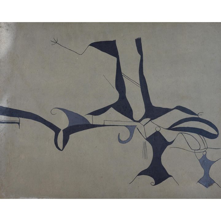 Theo Schoon 'Upper Totara Valley part 1, reduced 1/6th (Canoe Prow)'