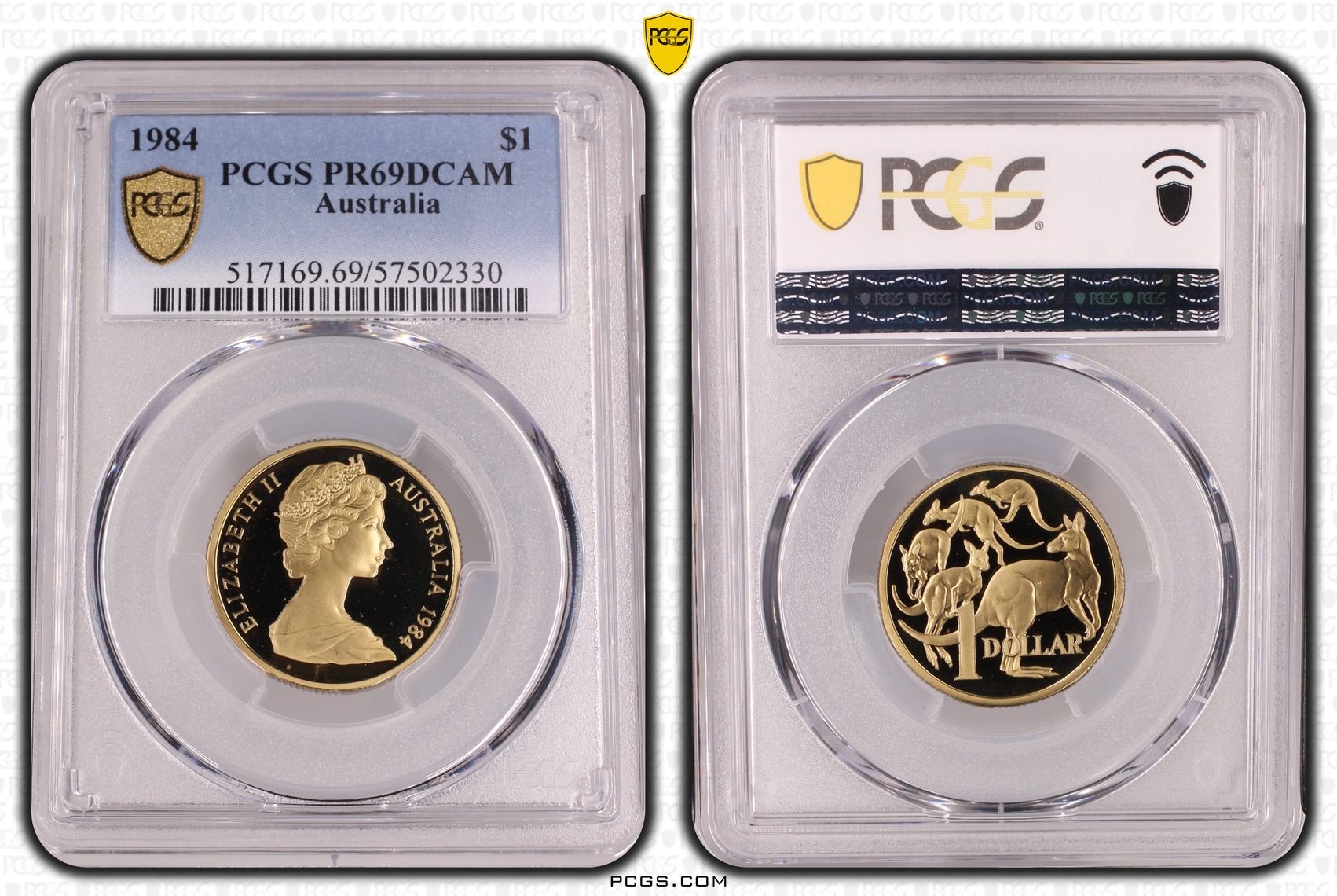 One Dollar, 1984, PCGS PR69DCAM