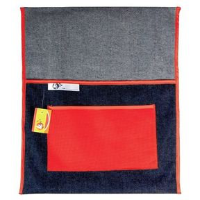 4Kids School Chairbag Denim 380mm With Pocket (Red) |