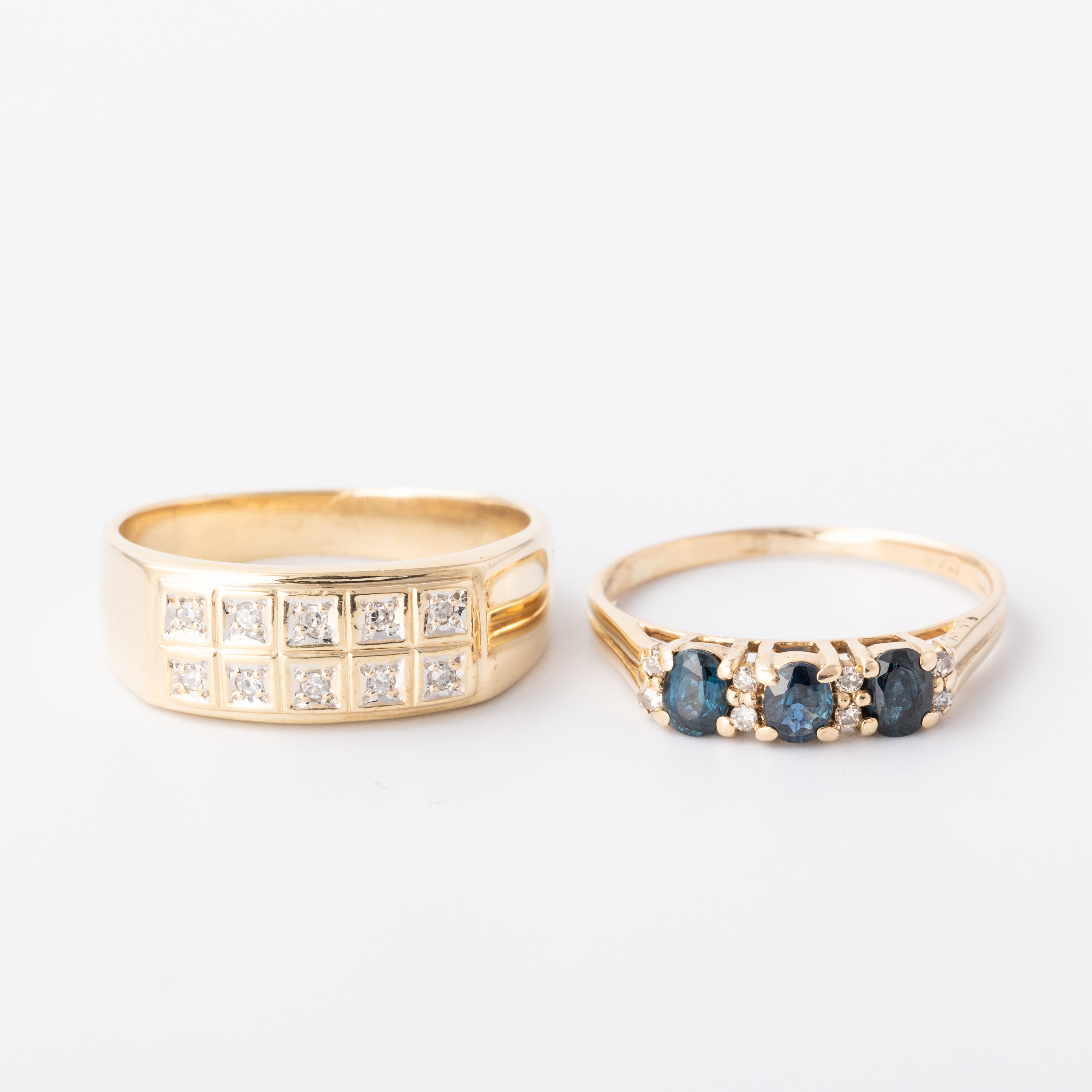 Two 9ct Gold Rings