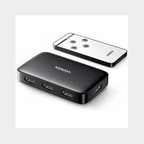 UGreen 80125 HDMI 3IN-1OUT Amplified Switch-BK-51724/2500-bar 6957303881253 B1 (S4)