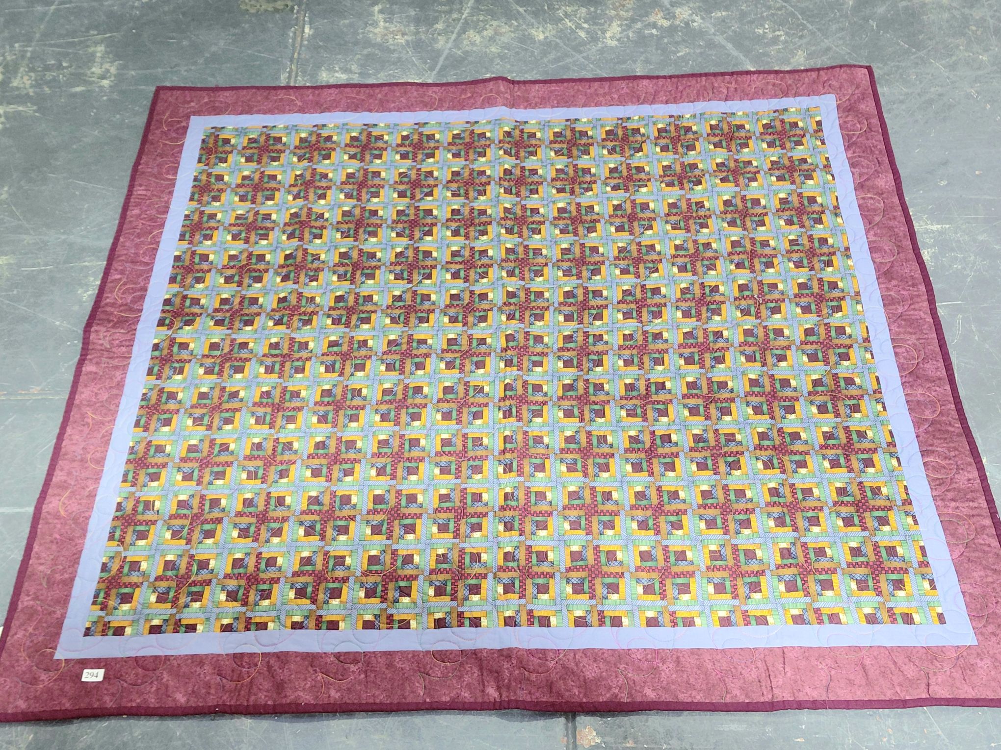 294 · HAND MADE QUILT