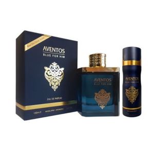 Aventos Blue Eau De Parfum 100ml and Deo Spray Gift Set |