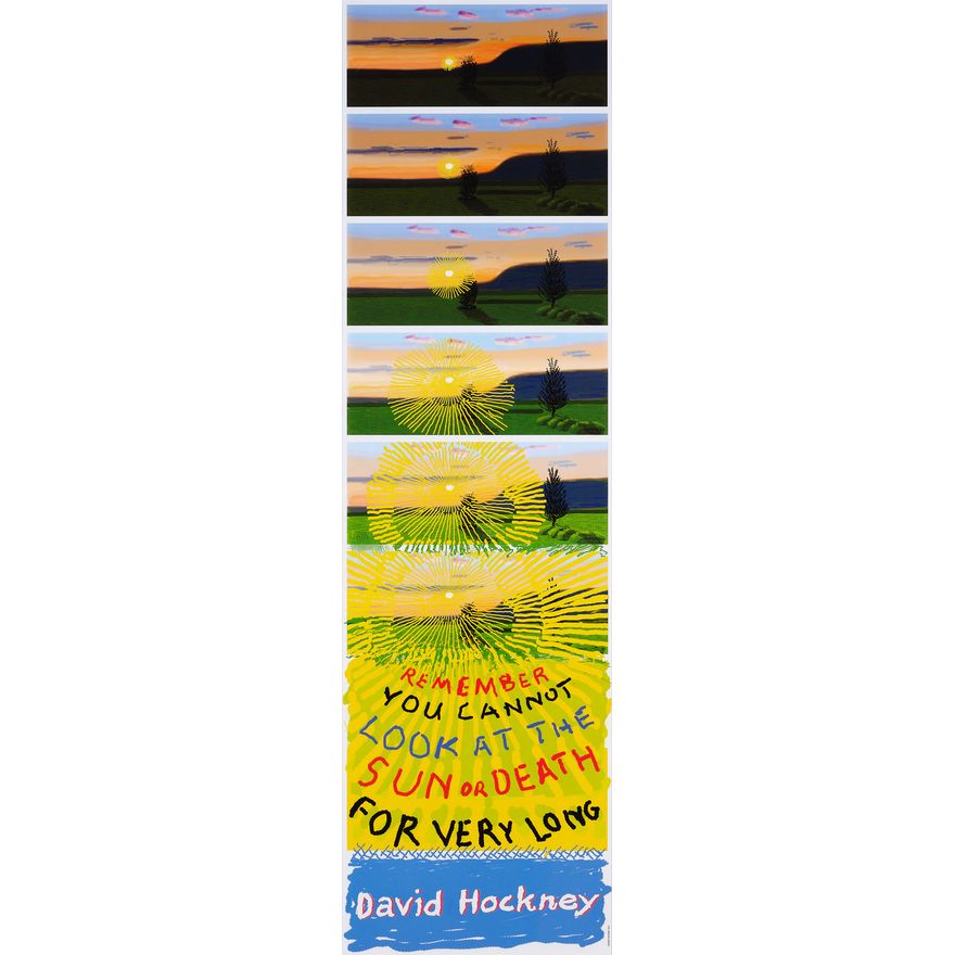 David Hockney 'Remember that you cannot look at the sun or death for very long'