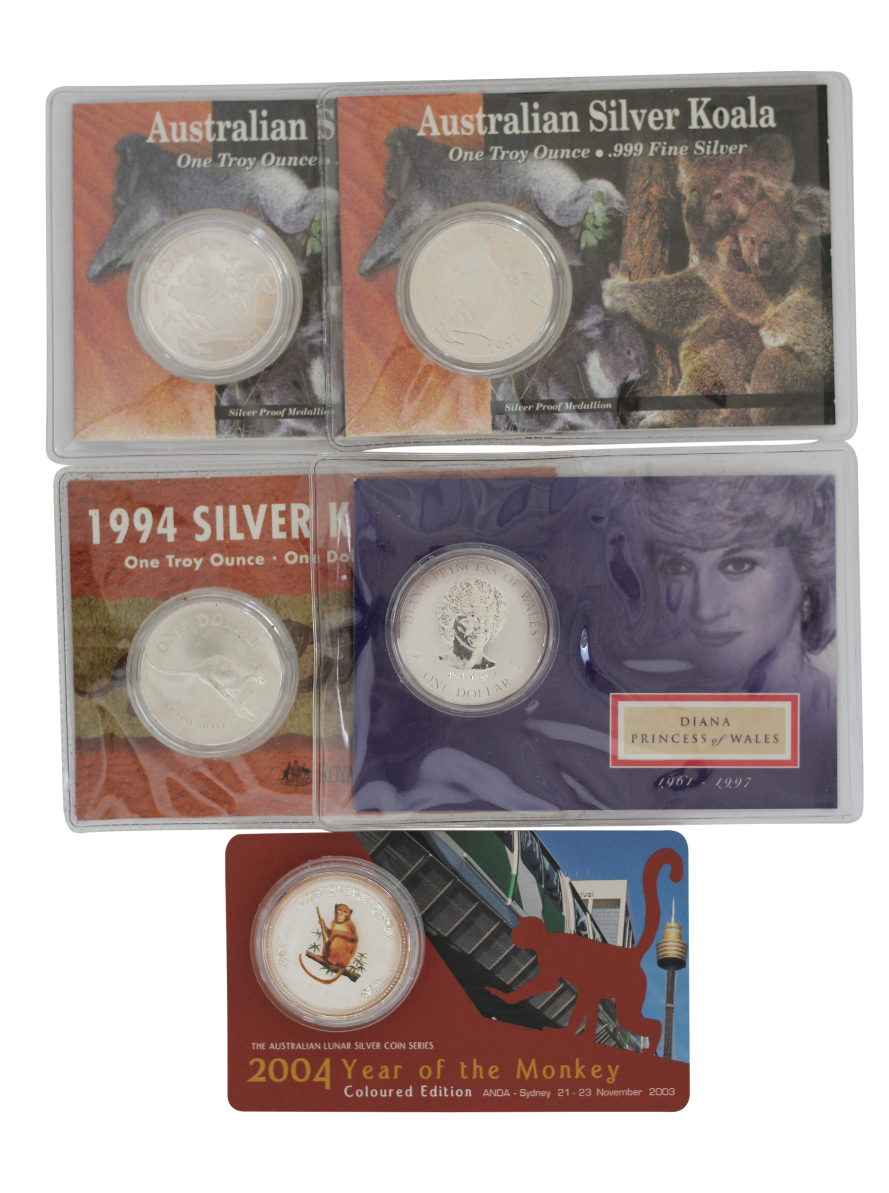 Group, Elizabeth II, 1oz, FDC