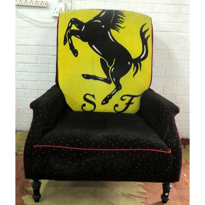 FERRARI UPHOLSTERED ARMCHAIR