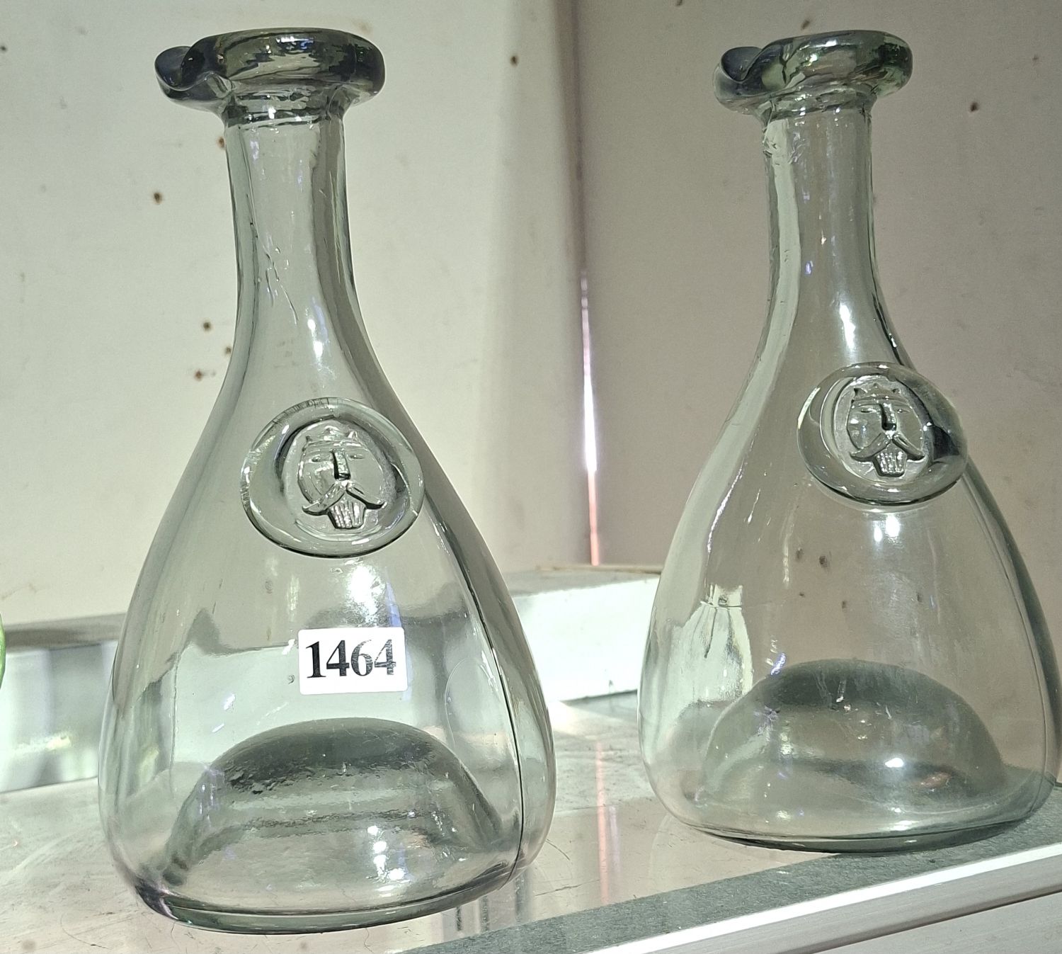 A Pair Of Holmegaard 'Viking' Carafes
