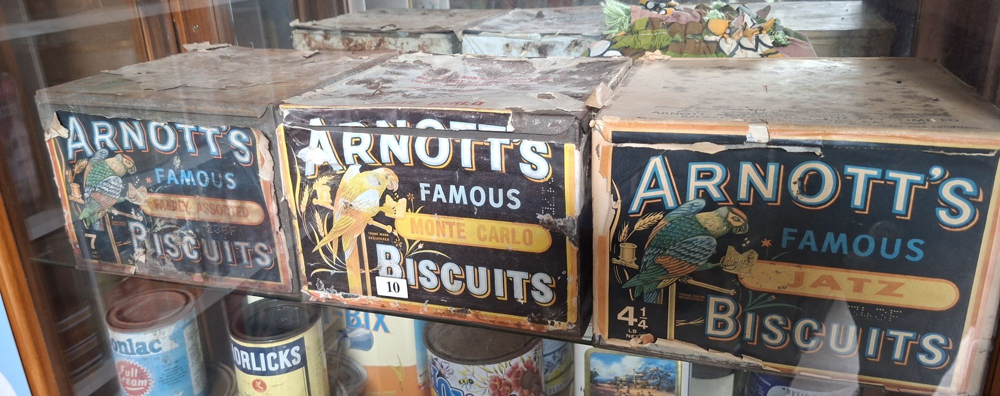 10 · ARNOTTS BISCUITS TINS